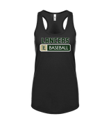 Lakeside HS Baseball Pennant - Womens Tank Top