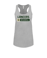 Lakeside HS Baseball Pennant - Womens Tank Top