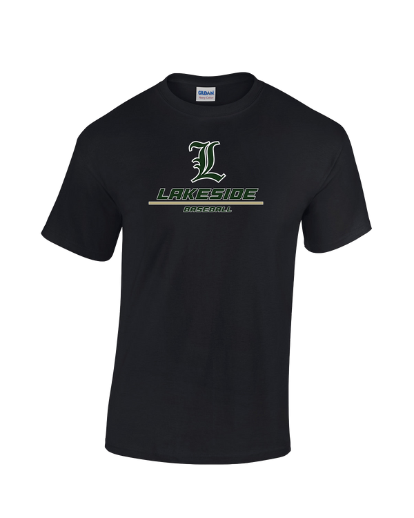 Lakeside HS Baseball Split - Cotton T-Shirt