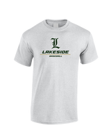 Lakeside HS Baseball Split - Cotton T-Shirt