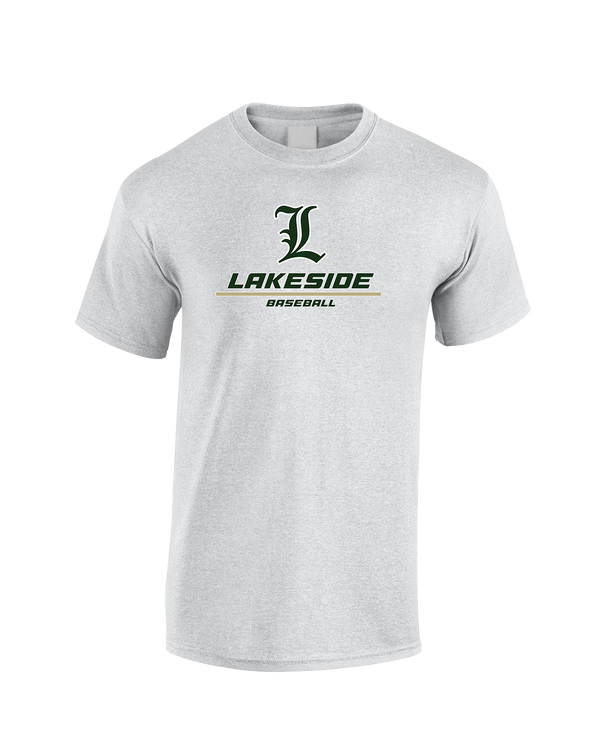 Lakeside HS Baseball Split - Cotton T-Shirt