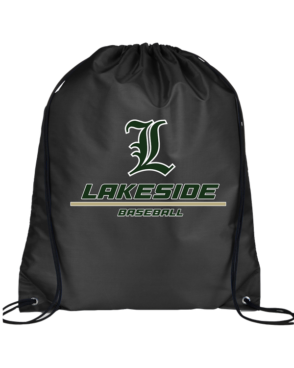 Lakeside HS Baseball Split - Drawstring Bag