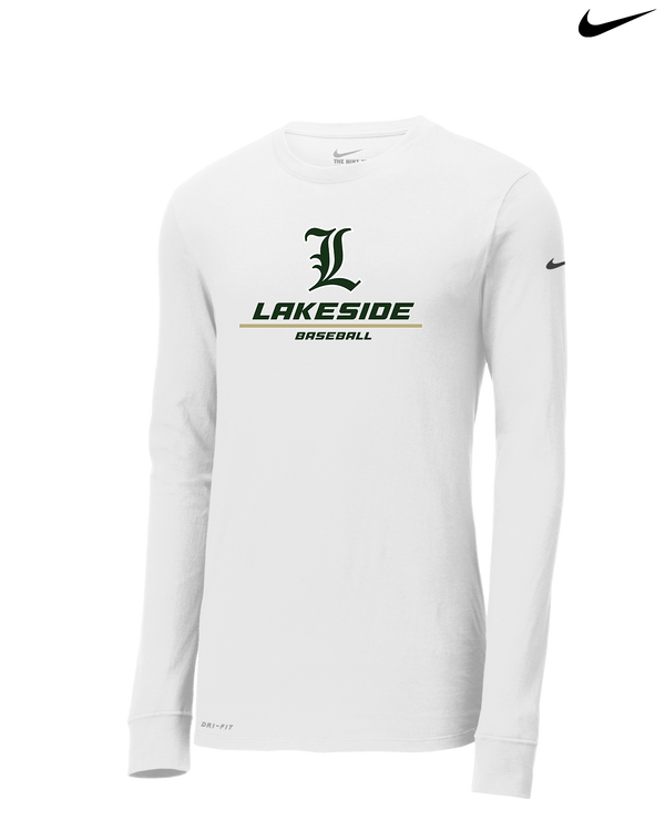 Lakeside HS Baseball Split - Nike Dri-Fit Poly Long Sleeve