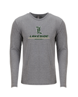 Lakeside HS Baseball Split - Tri Blend Long Sleeve