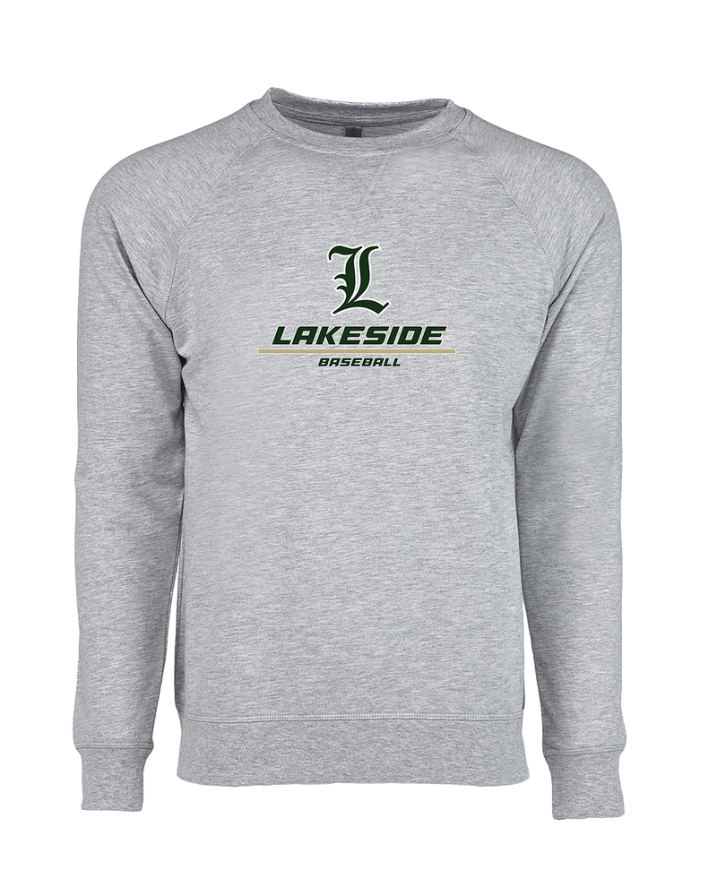 Lakeside HS Baseball Split - Crewneck Sweatshirt