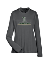 Lakeside HS Baseball Split - Womens Performance Long Sleeve