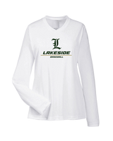 Lakeside HS Baseball Split - Womens Performance Long Sleeve