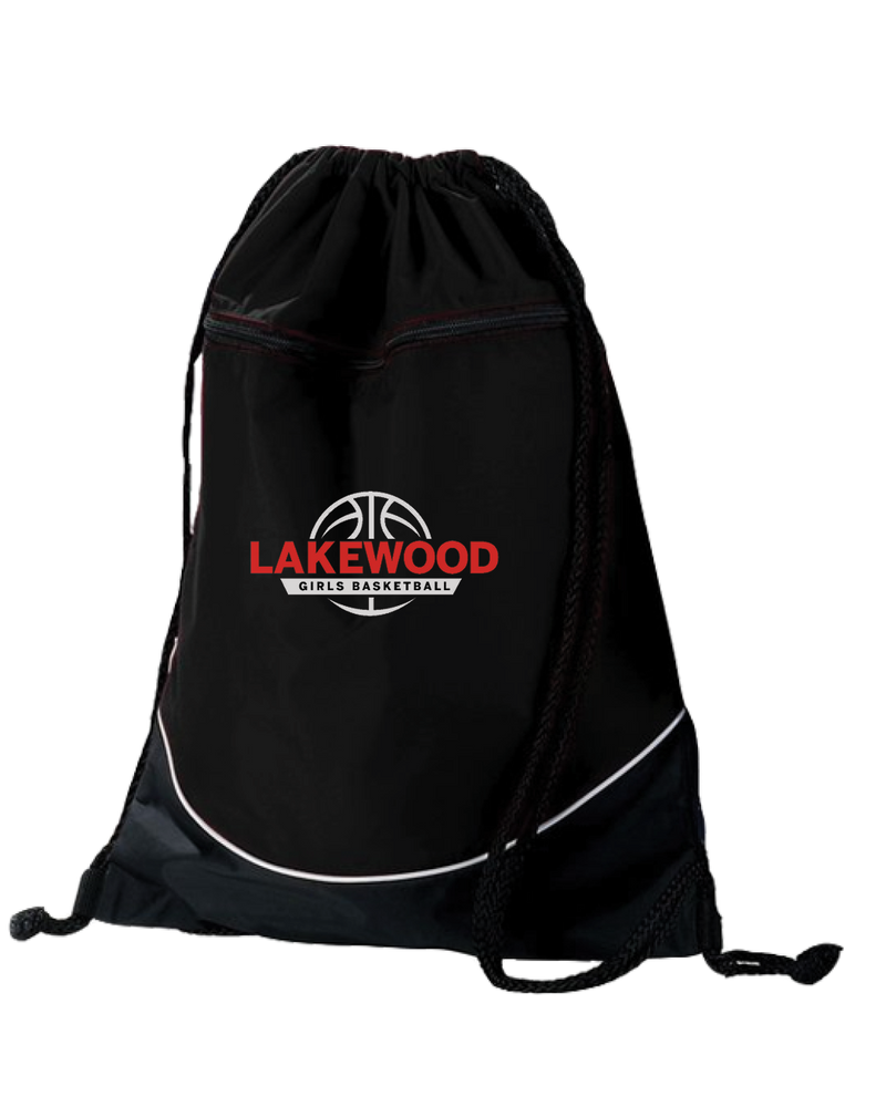 Lakewood HS Pocket Logo - Drawstring Bag