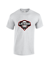 Lathrop Little League Baseball Logo - Cotton T-Shirt