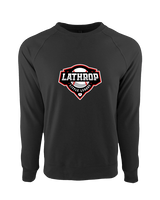 Lathrop Little League Baseball Logo - Crewneck Sweatshirt