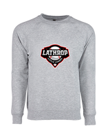 Lathrop Little League Baseball Logo - Crewneck Sweatshirt