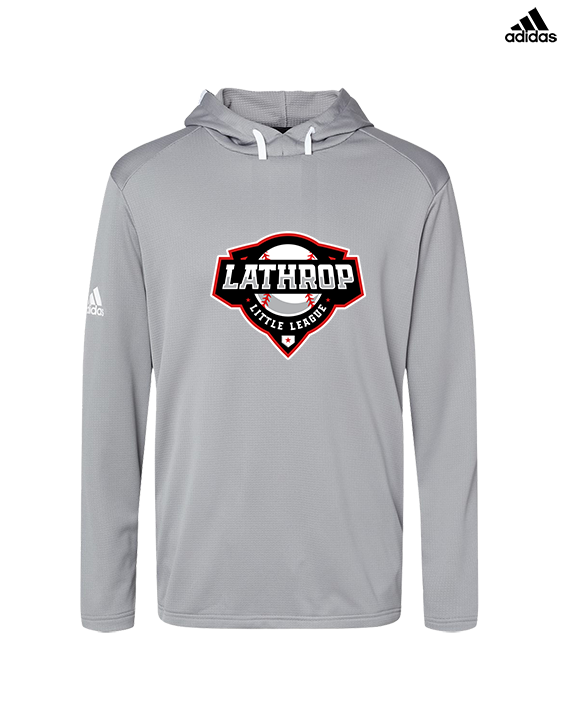 Lathrop Little League Baseball Logo - Mens Adidas Hoodie