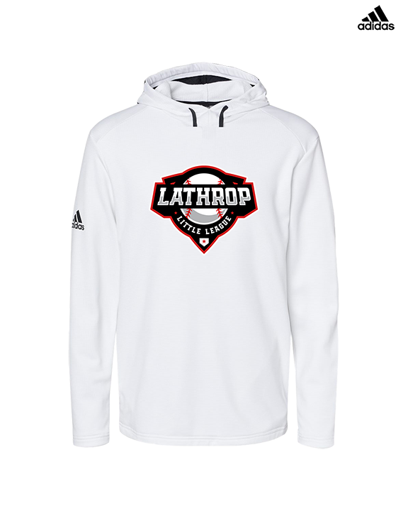 Lathrop Little League Baseball Logo - Mens Adidas Hoodie