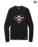 Lathrop Little League Baseball Logo - New Era Performance Long Sleeve