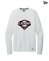 Lathrop Little League Baseball Logo - New Era Performance Long Sleeve