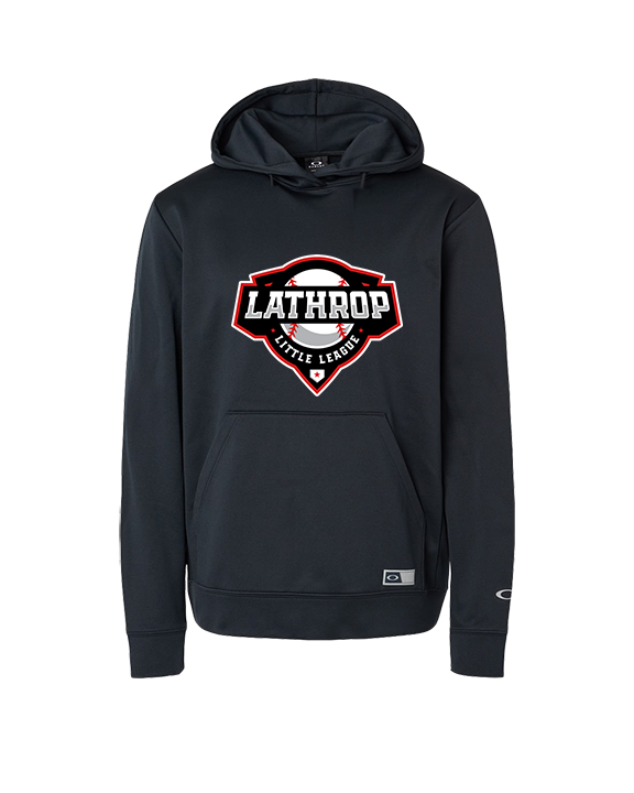 Lathrop Little League Baseball Logo - Oakley Performance Hoodie