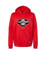 Lathrop Little League Baseball Logo - Oakley Performance Hoodie