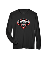 Lathrop Little League Baseball Logo - Performance Longsleeve