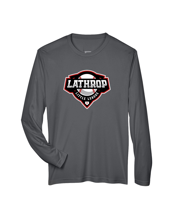 Lathrop Little League Baseball Logo - Performance Longsleeve