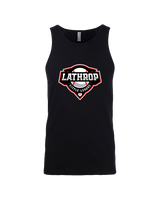 Lathrop Little League Baseball Logo - Tank Top