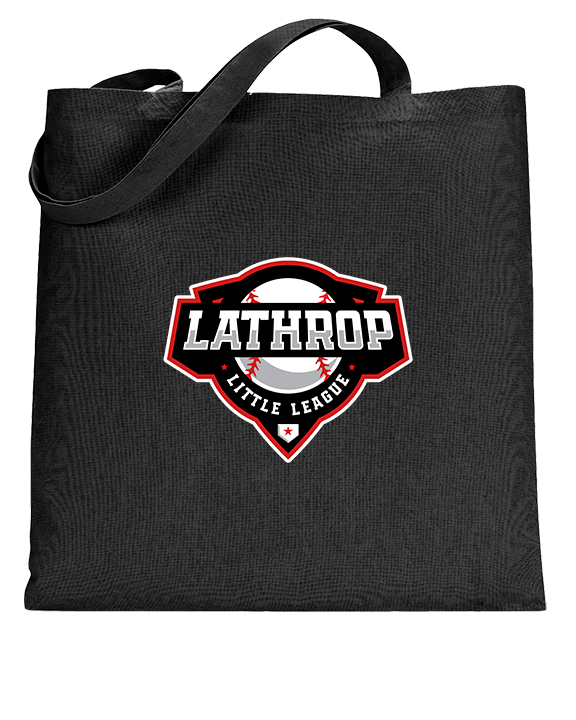 Lathrop Little League Baseball Logo - Tote
