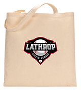 Lathrop Little League Baseball Logo - Tote