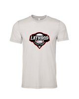 Lathrop Little League Baseball Logo - Tri-Blend Shirt