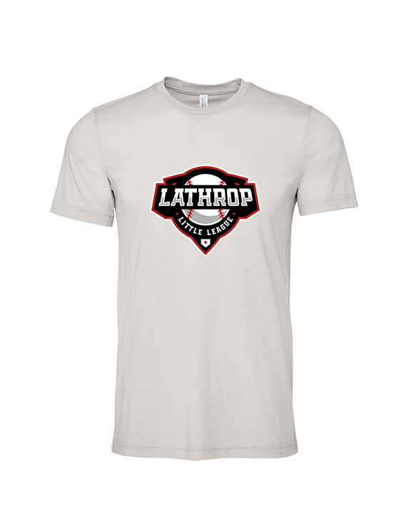 Lathrop Little League Baseball Logo - Tri-Blend Shirt