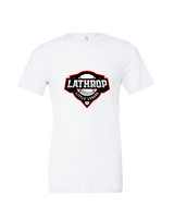 Lathrop Little League Baseball Logo - Tri-Blend Shirt