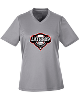 Lathrop Little League Baseball Logo - Womens Performance Shirt