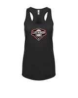 Lathrop Little League Baseball Logo - Womens Tank Top