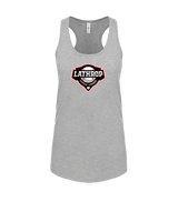 Lathrop Little League Baseball Logo - Womens Tank Top