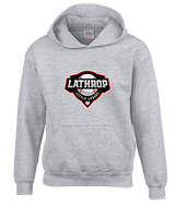 Lathrop Little League Baseball Logo - Youth Hoodie