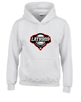 Lathrop Little League Baseball Logo - Youth Hoodie