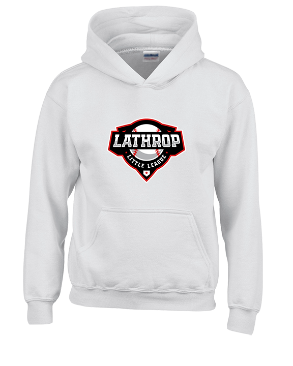 Lathrop Little League Baseball Logo - Youth Hoodie
