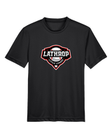 Lathrop Little League Baseball Logo - Youth Performance Shirt