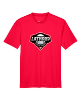 Lathrop Little League Baseball Logo - Youth Performance Shirt