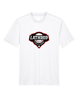 Lathrop Little League Baseball Logo - Youth Performance Shirt