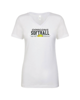 Delta Charter Leave it all on the Field - Women’s V-Neck