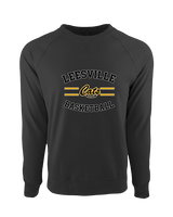 Leesville HS Basketball Curve - Crewneck Sweatshirt