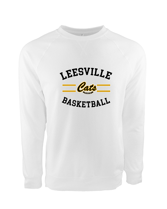 Leesville HS Basketball Curve - Crewneck Sweatshirt