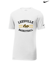 Leesville HS Basketball Curve - Mens Nike Cotton Poly Tee