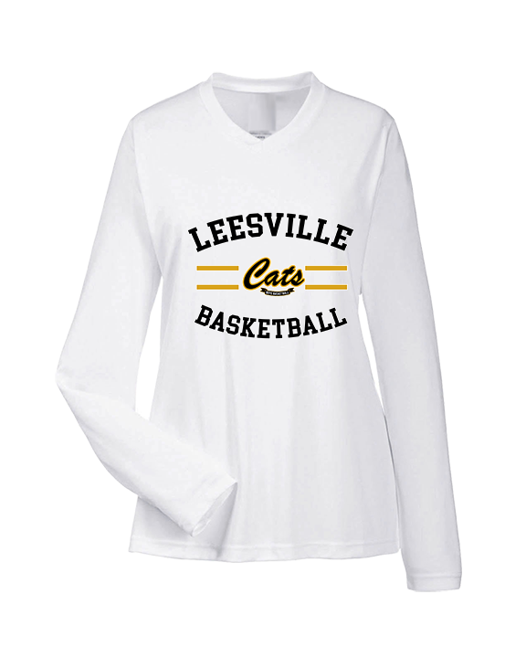 Leesville HS Basketball Curve - Womens Performance Longsleeve