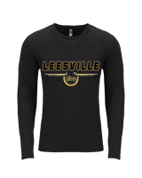 Leesville HS Basketball Design - Tri-Blend Long Sleeve