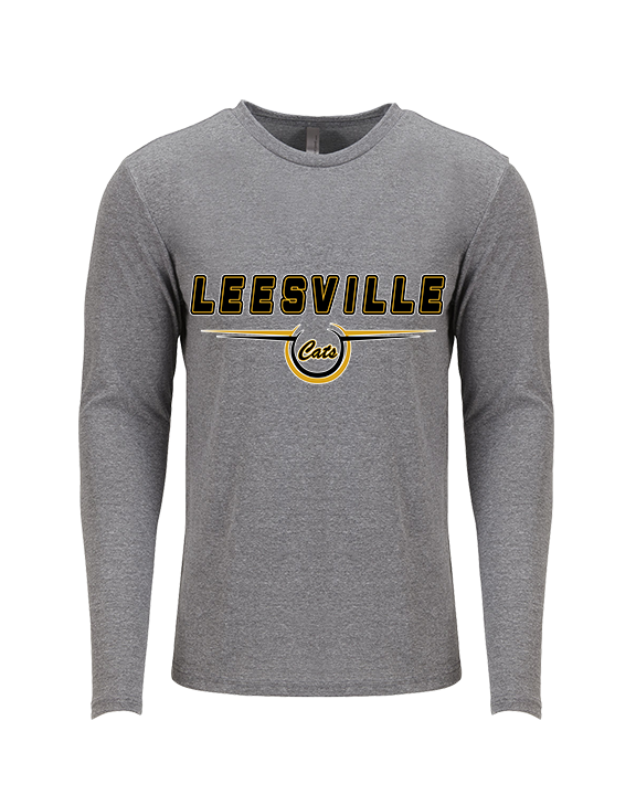 Leesville HS Basketball Design - Tri-Blend Long Sleeve
