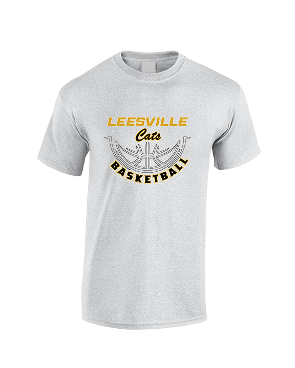 Leesville HS Basketball Outline - Cotton T-Shirt