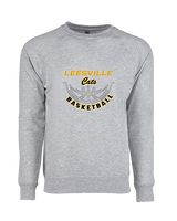 Leesville HS Basketball Outline - Crewneck Sweatshirt