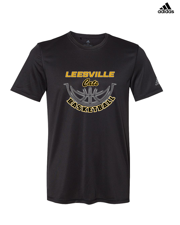 Leesville HS Basketball Outline - Mens Adidas Performance Shirt
