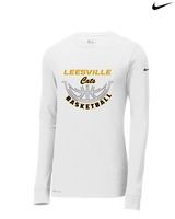 Leesville HS Basketball Outline - Mens Nike Longsleeve