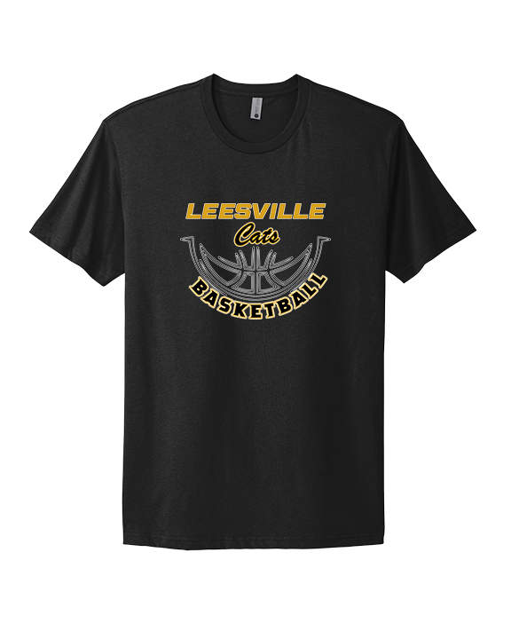 Leesville HS Basketball Outline - Mens Select Cotton T-Shirt